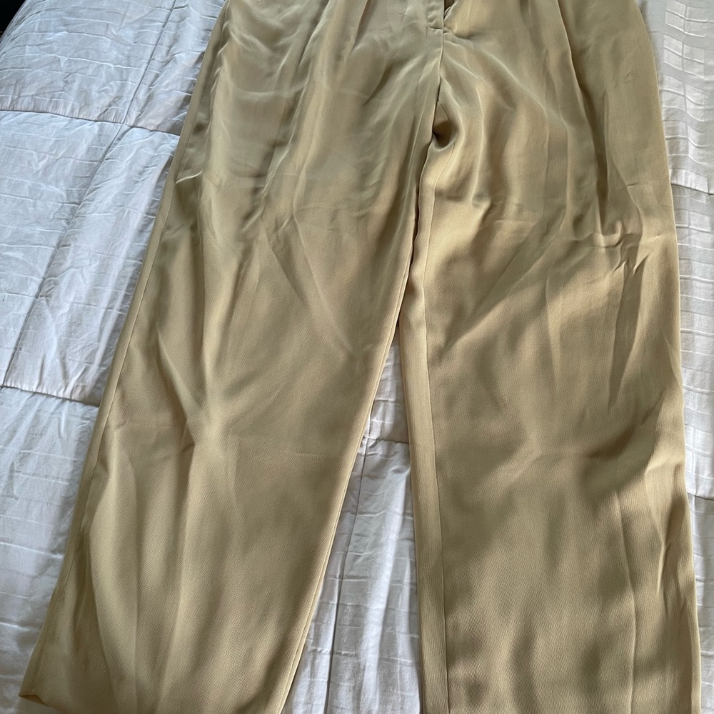 Liz Claiborne Womens Khaki Chinoesque Pants